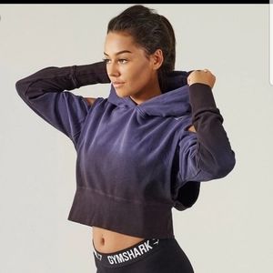 Gymshark ombre cropped hoodie